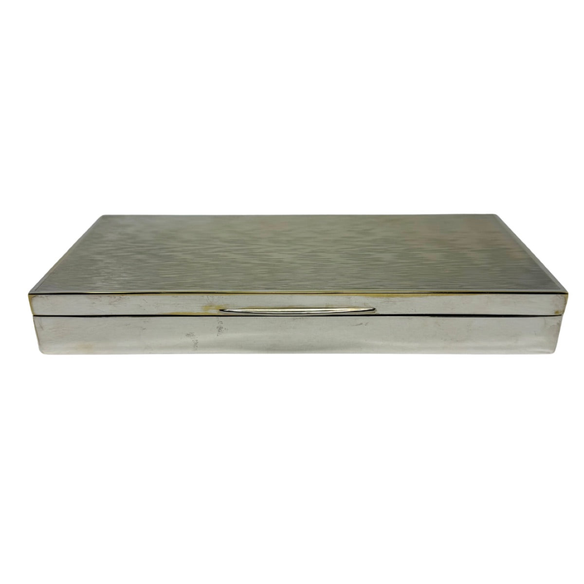 Brushed Silverplate Box C. 1940