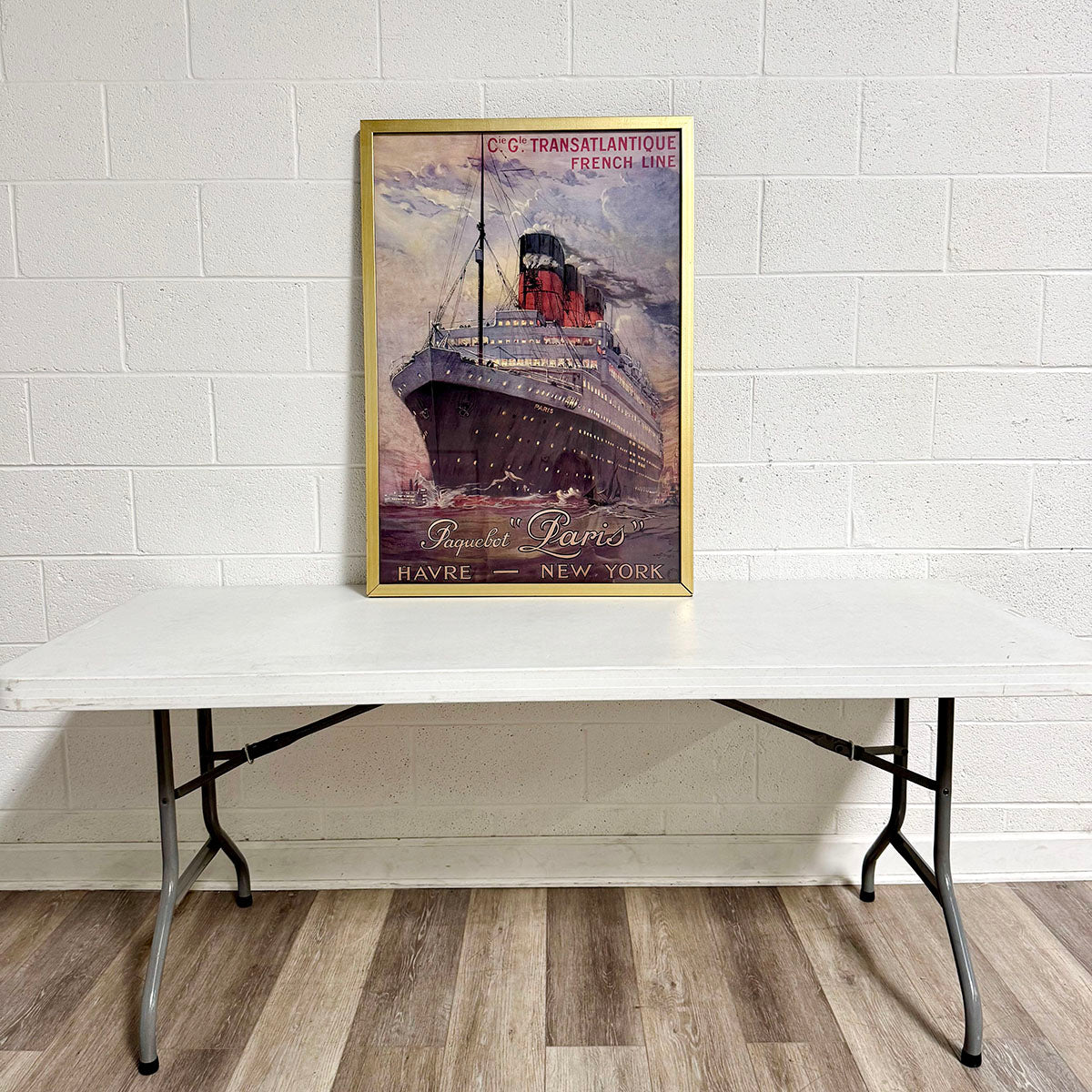 Vintage Travel Poster "SS Paris"