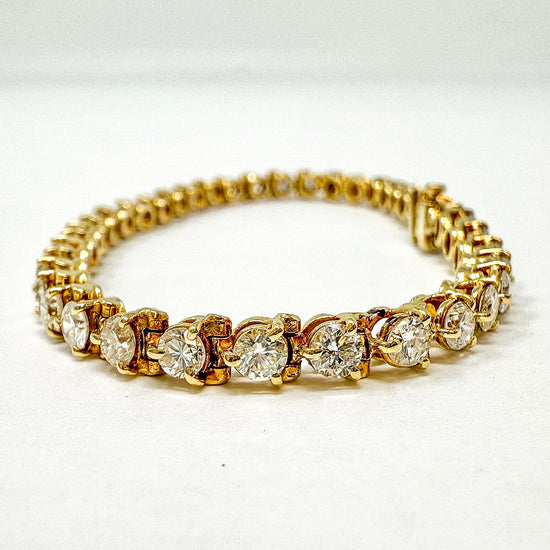 14K Gold Diamond Tennis Bracelet