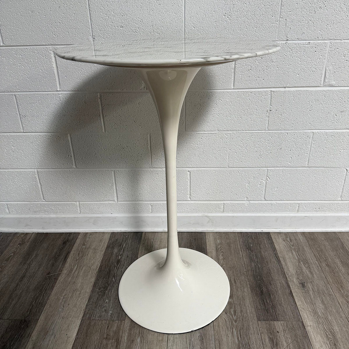 Stone Top Tulip Bar Height Pedestal Table