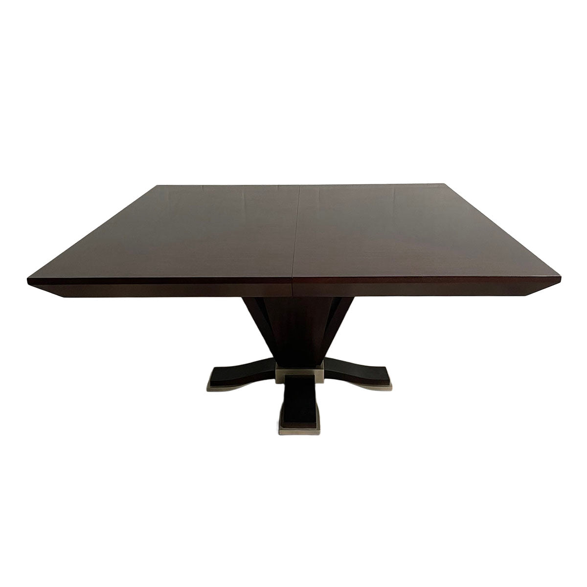 Interior Crafts Wood Dining Table with Pedestal Base