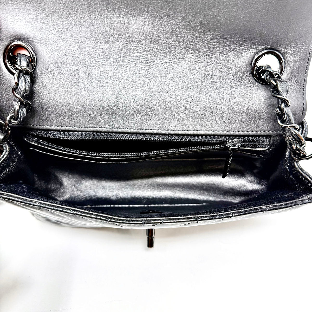 Chanel So Black Chevron Crossbody