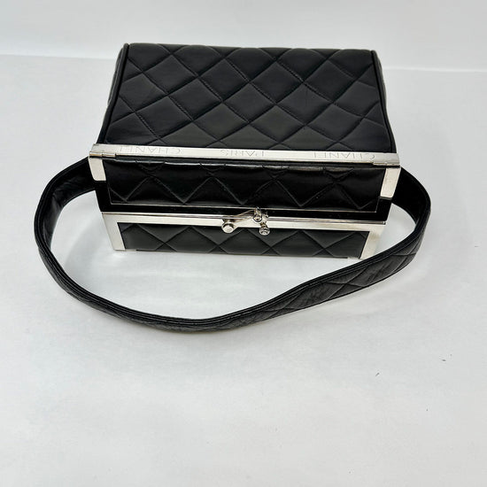 Chanel Vintage Quilted Box Vanity Bag