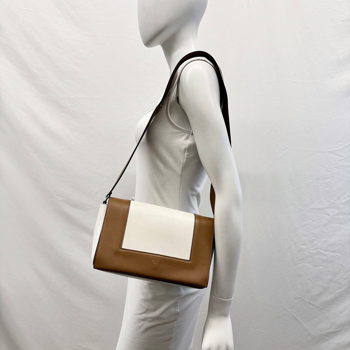 Celine Bicolor Frame Shoulder Bag