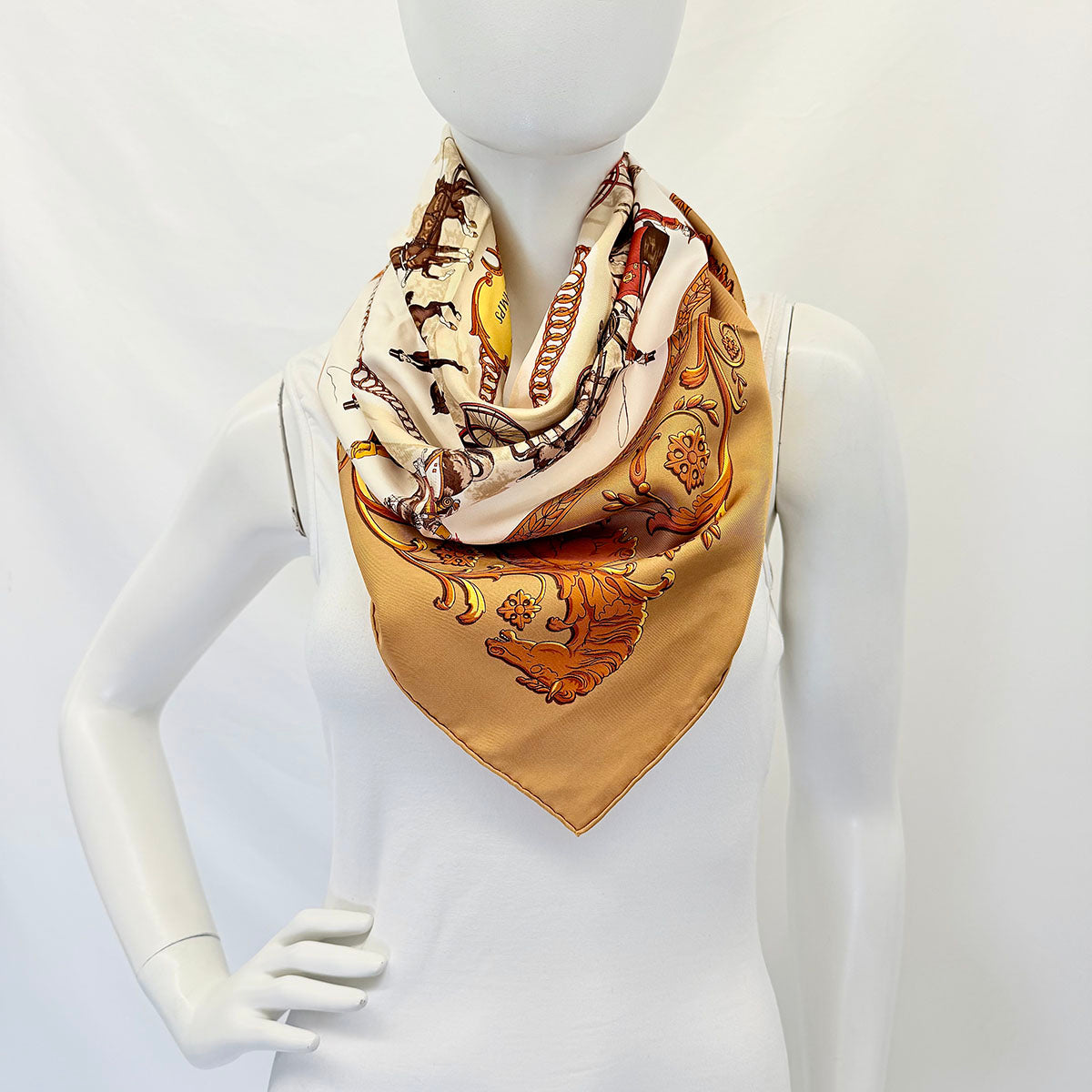 Hermes "La Promenade de Longchamps" Scarf