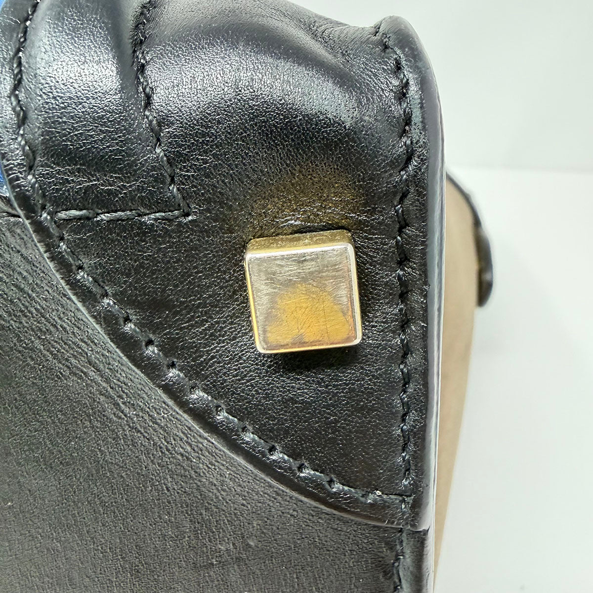 Celine Leather Luggage Mini Handle Bag