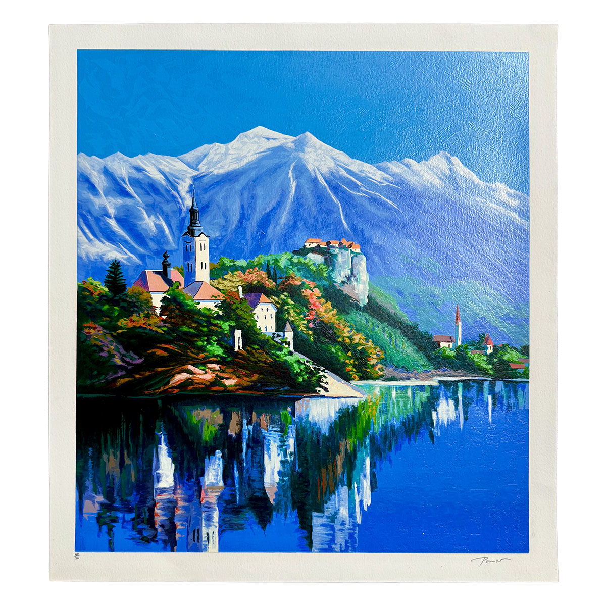 "Bavarian Village" Signed and Numbered 169/350