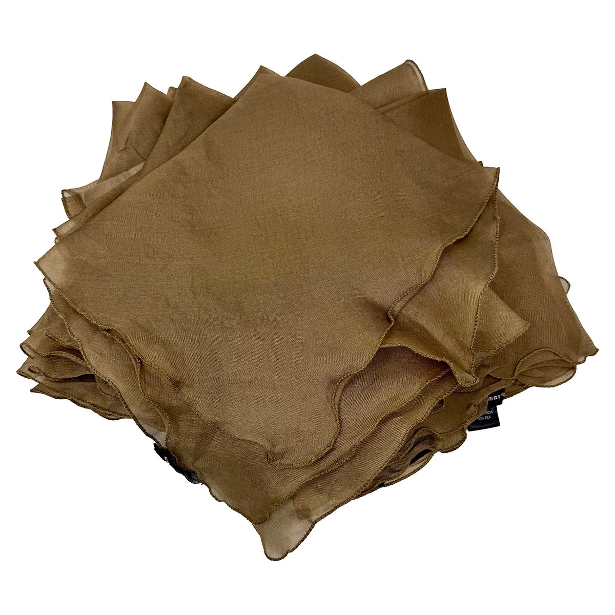 Set of 12 Silk Dinner Napkins
