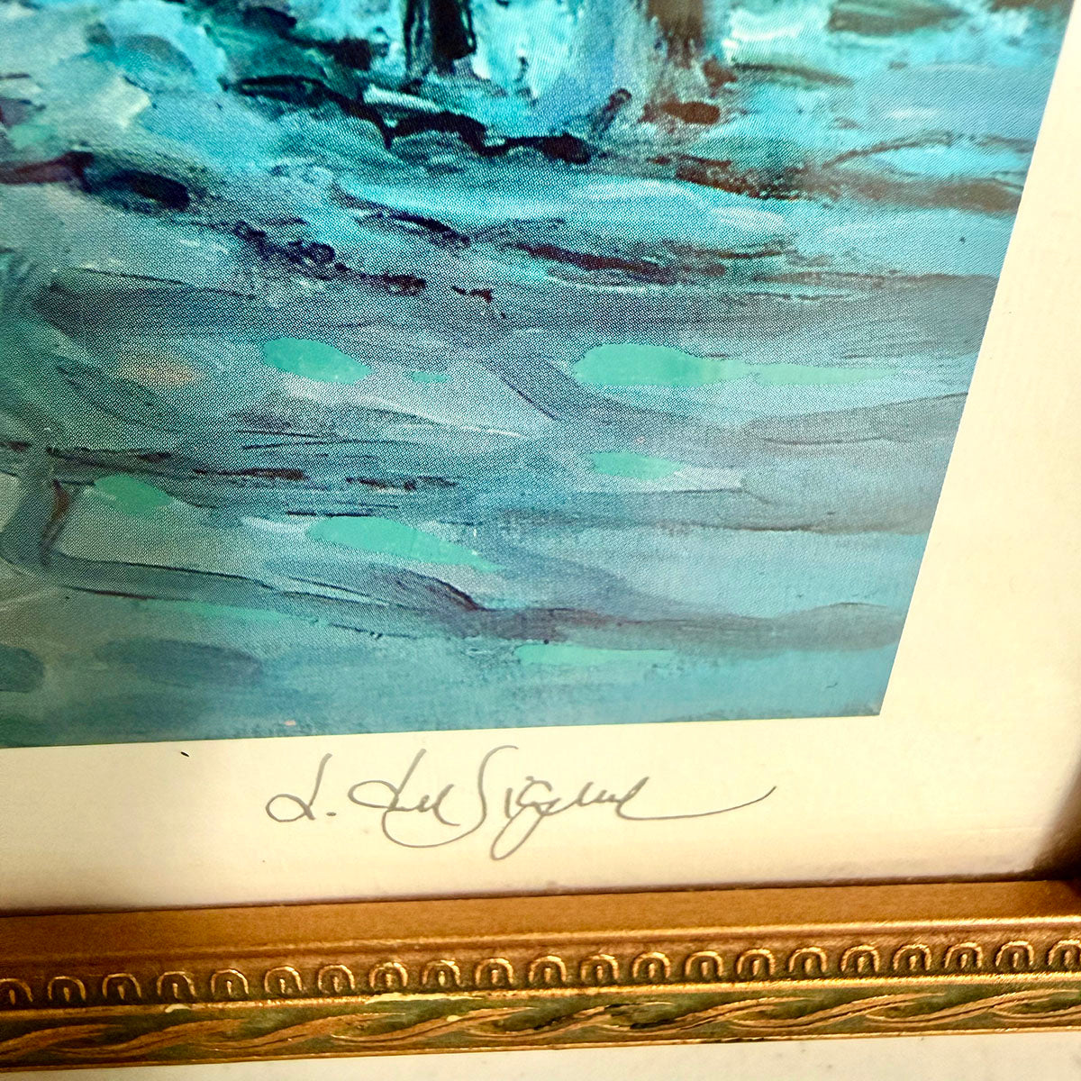 Littorio Del Signore Seriolithograph, signed