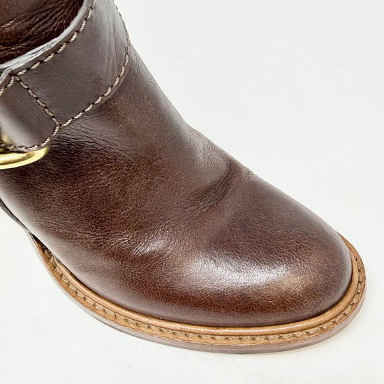 Chloe Wing Calf Boots