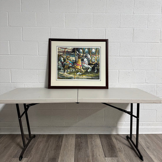 "The Carousel" 1986 Trial Proof, Signed COA Included