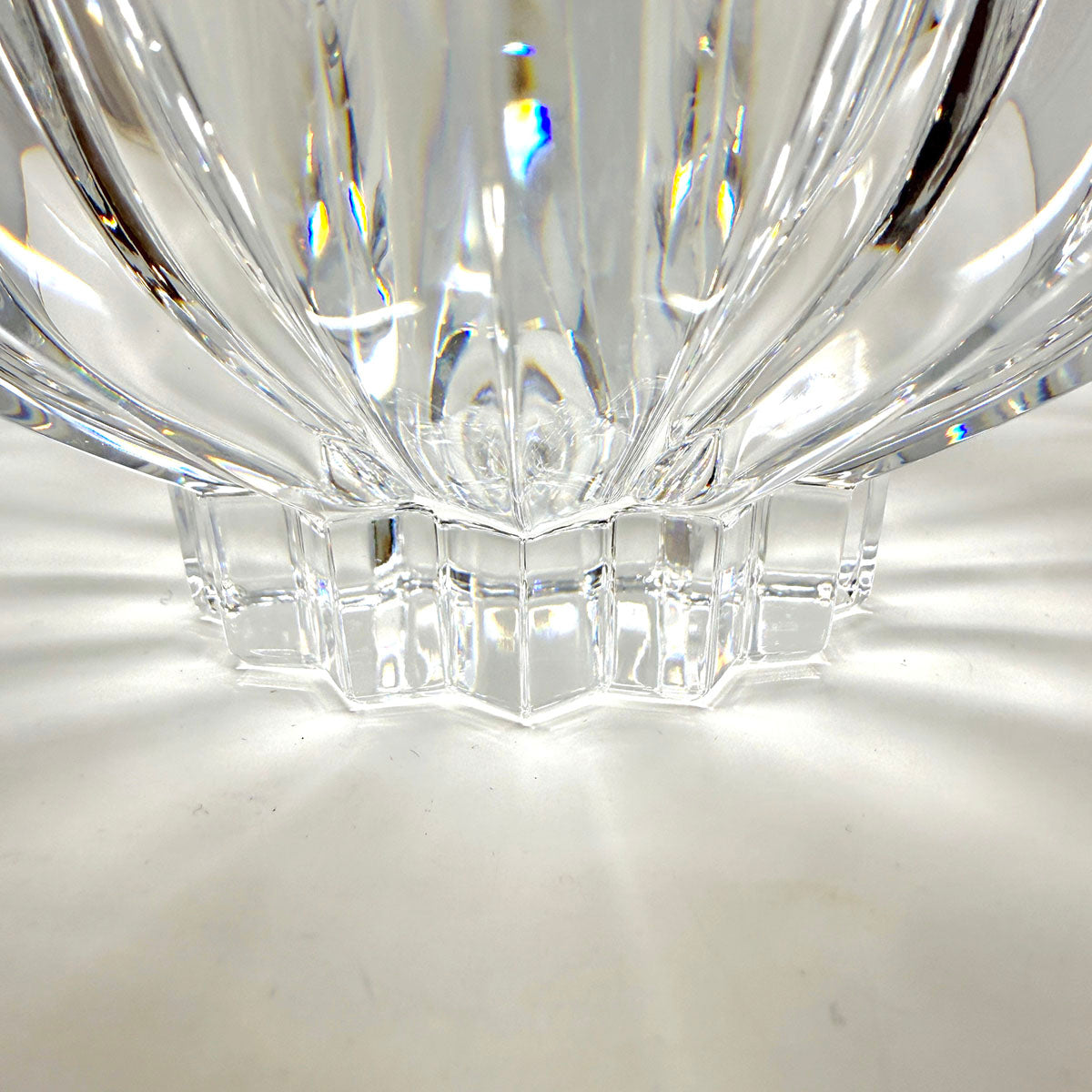 Large Orrefors Crystal Bowl (w small flea bites) 9"