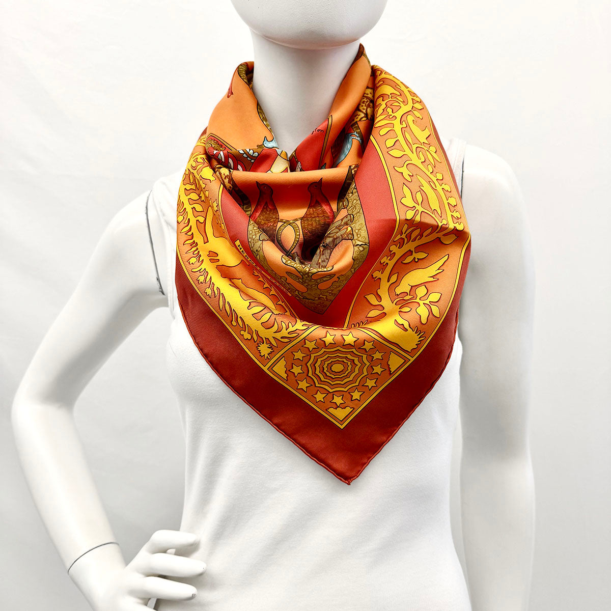 Hermes "Early America" Scarf