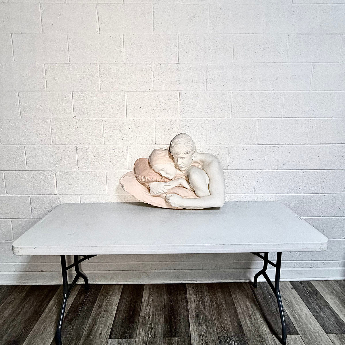 "Lovers" signed and dated 11/95