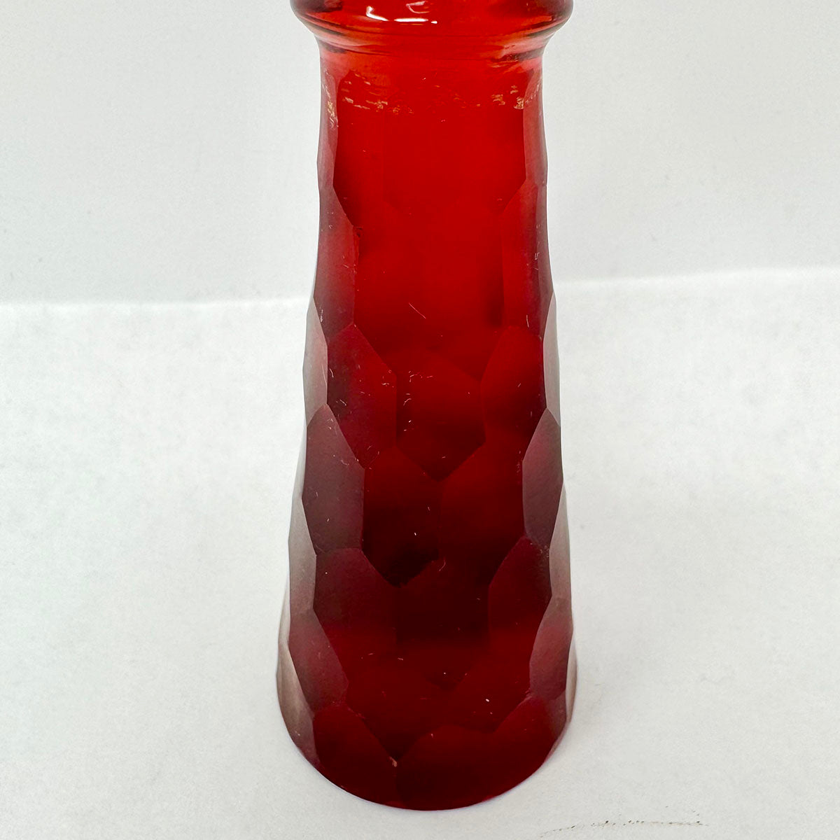 Set of 7 Frosted Hex Martini Glass