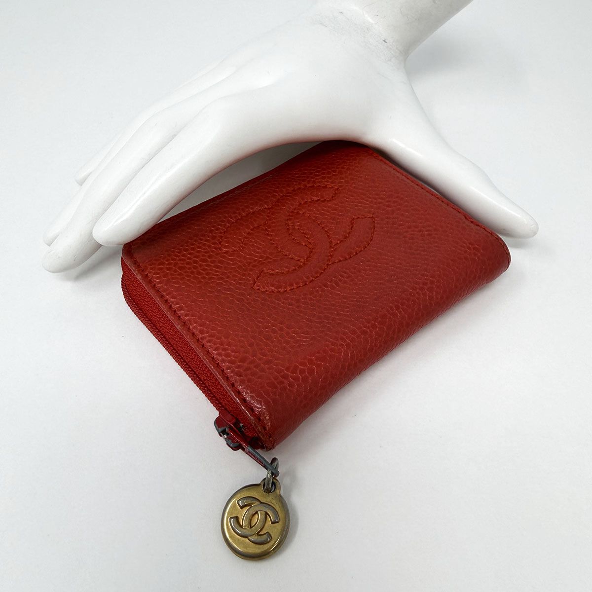Chanel Red Coin Case