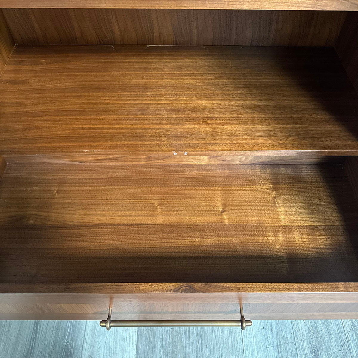 Cabinet with Woven Rattan Panel Doors