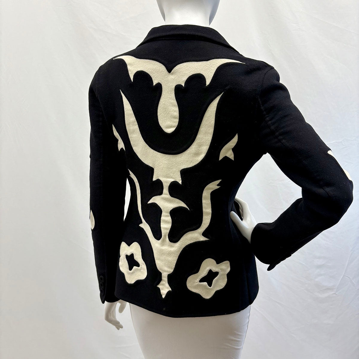 ジャケット・アウター Christian Dior boutique Vintage Women CHRISTIAN DIOR BOUTIQUE Black Cotton Snap Coat