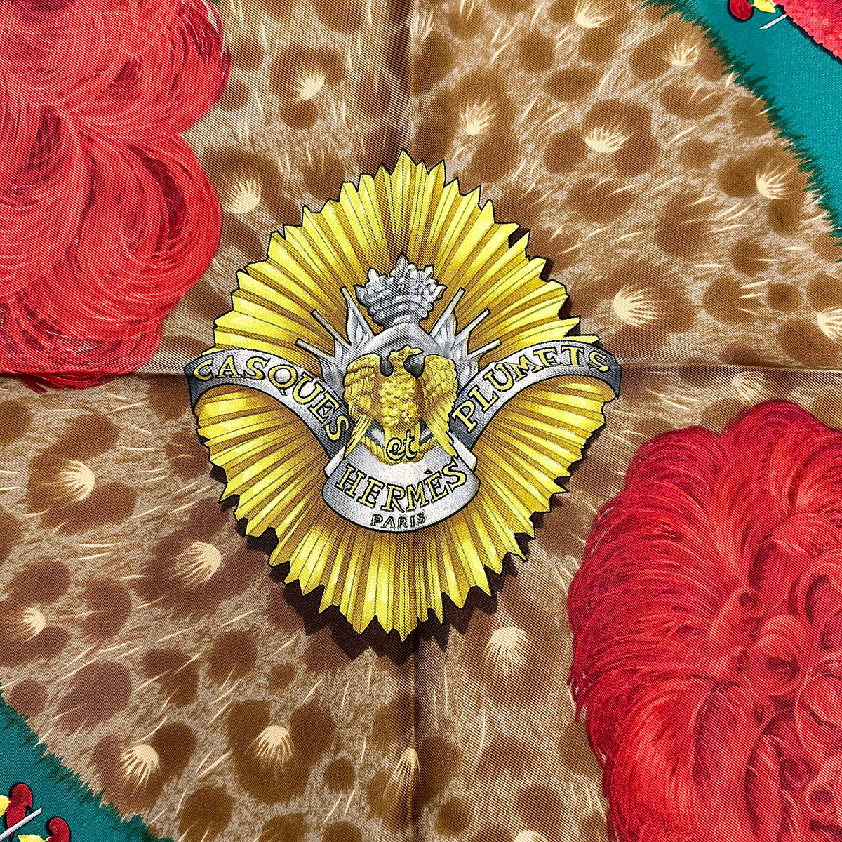 Hermes "Casques et Plumets" Scarf