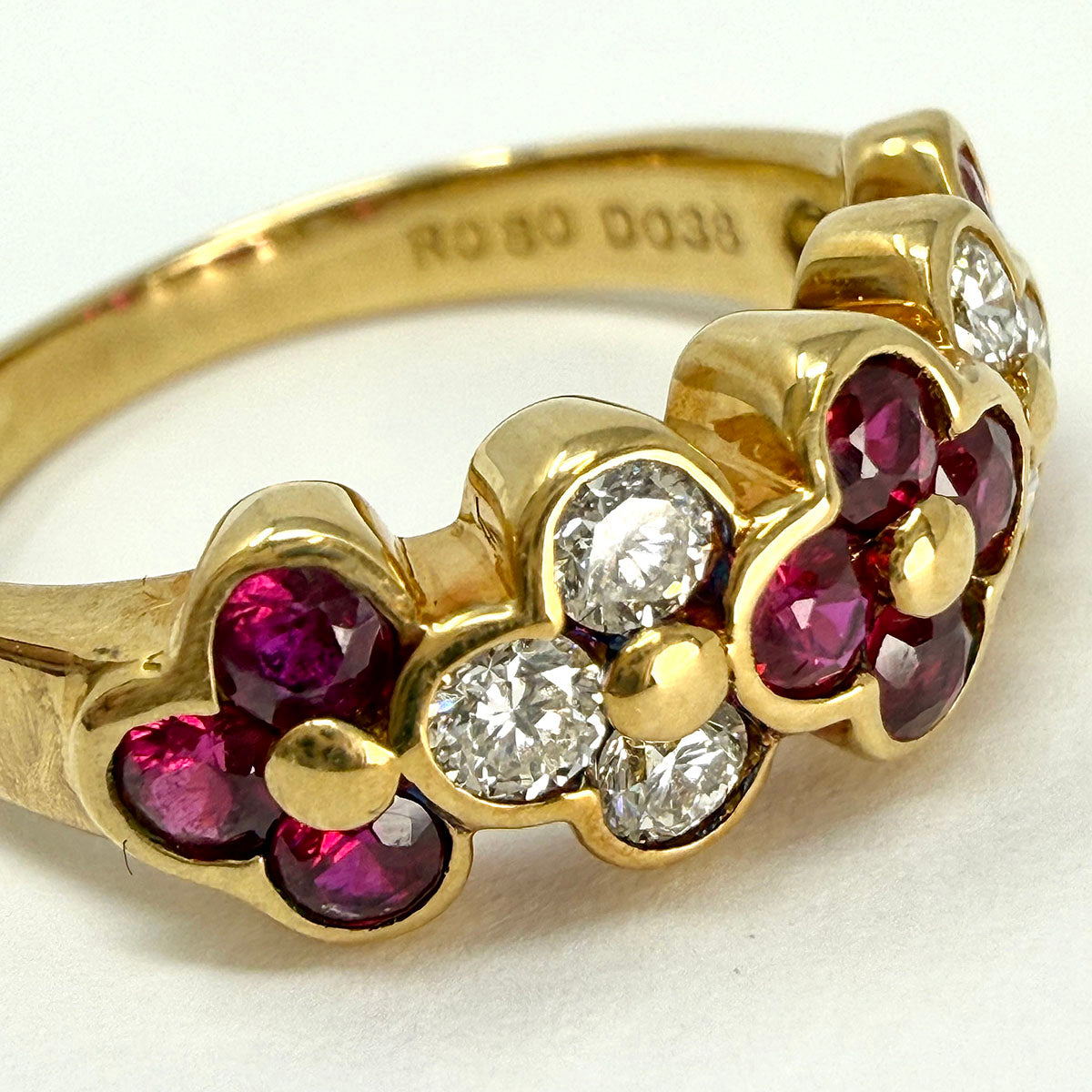 18K Ruby and Diamond Ring