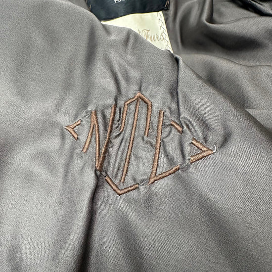 Christian Dior Tiered Full Length Mink Coat