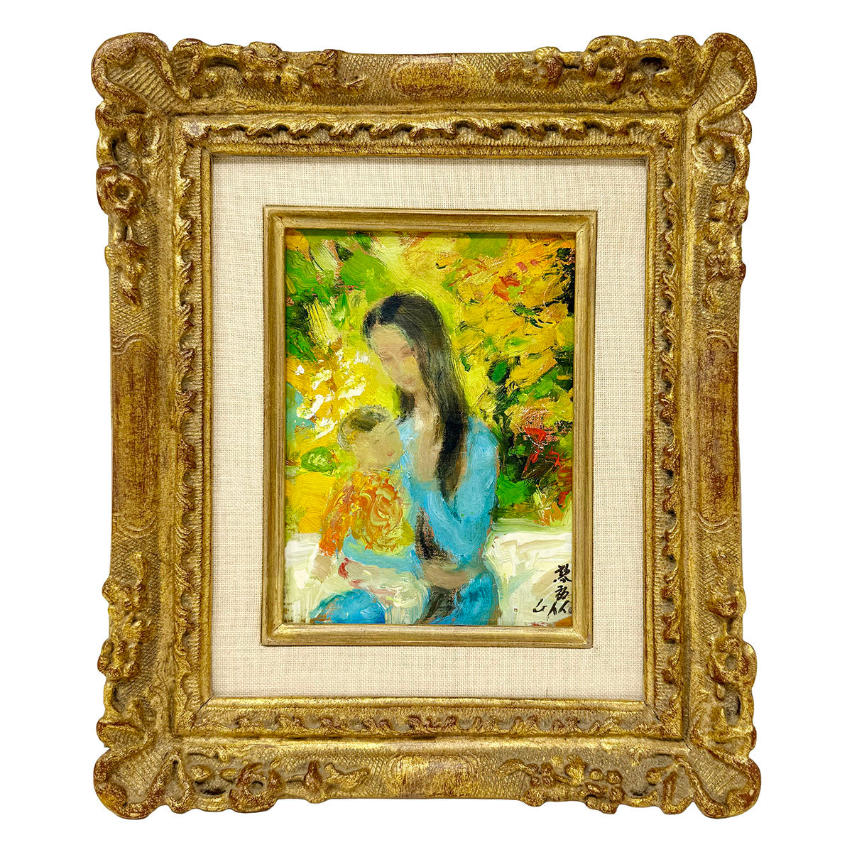 "Mere et Enfant" Painting Le Pho