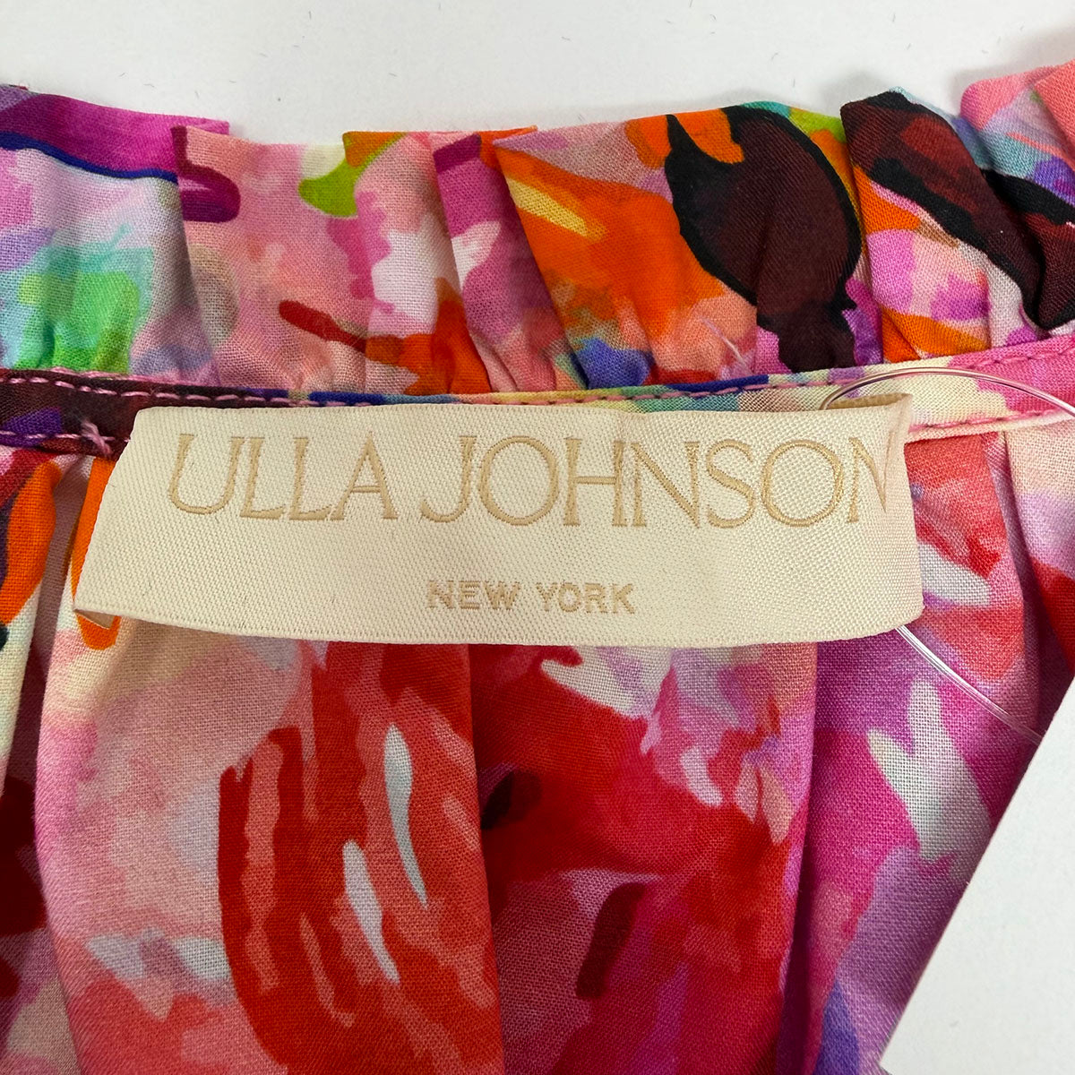 Ulla Johnson Tiered Printed Dress with Belt
