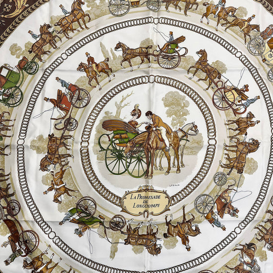 Hermes "La Promenade de Longchamp" Scarf