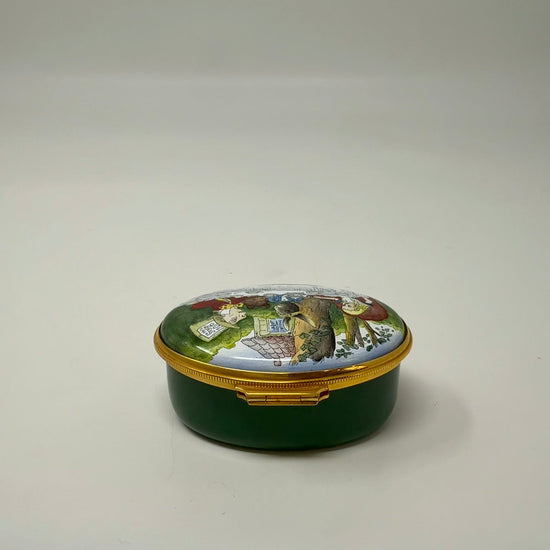 Trinket Box "Alice in Wonderland" Worcestershire Handpainted