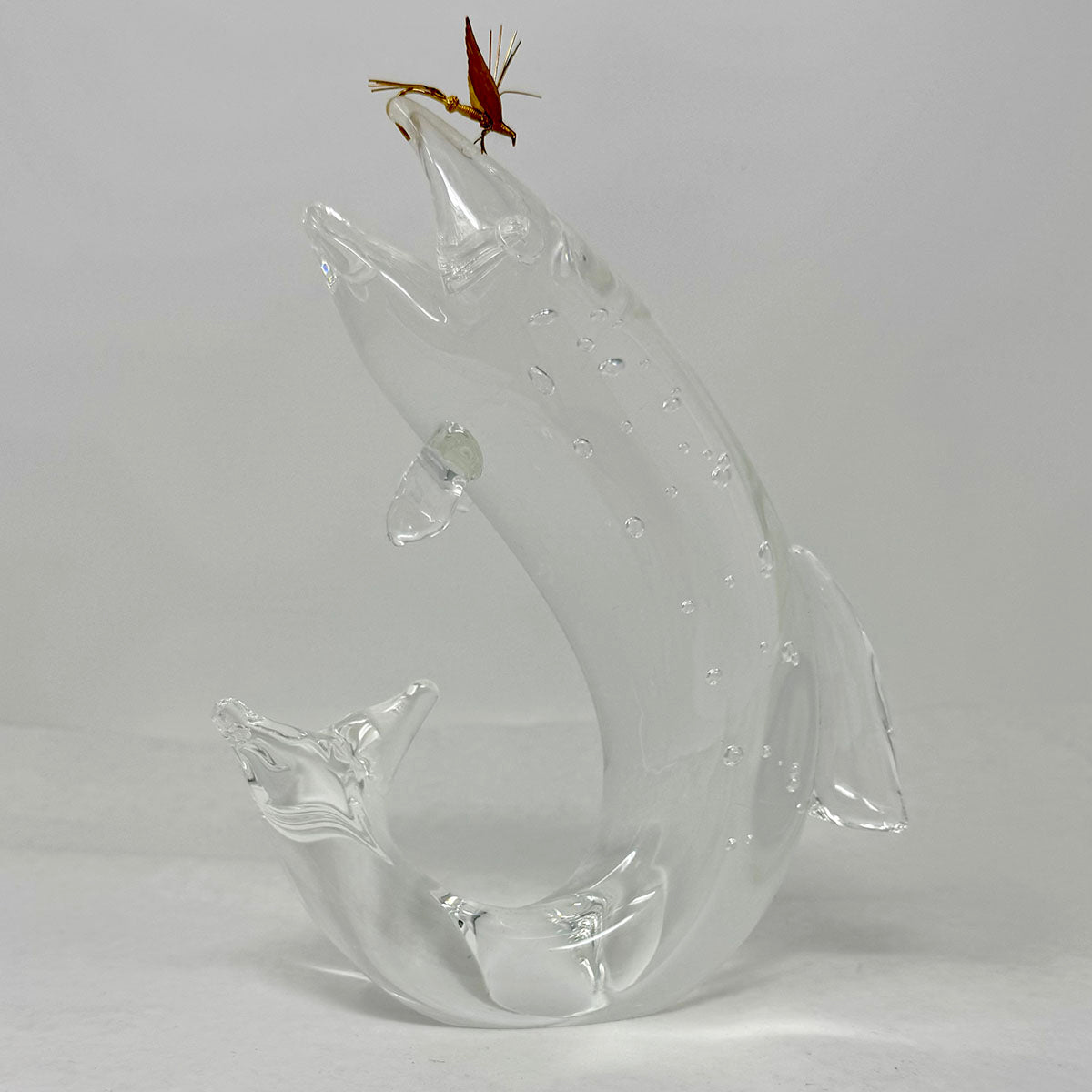 Crystal Trout with 18K Gold Fly