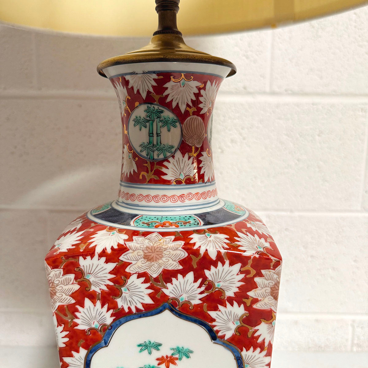 Vintage Asian Imari Table Lamp