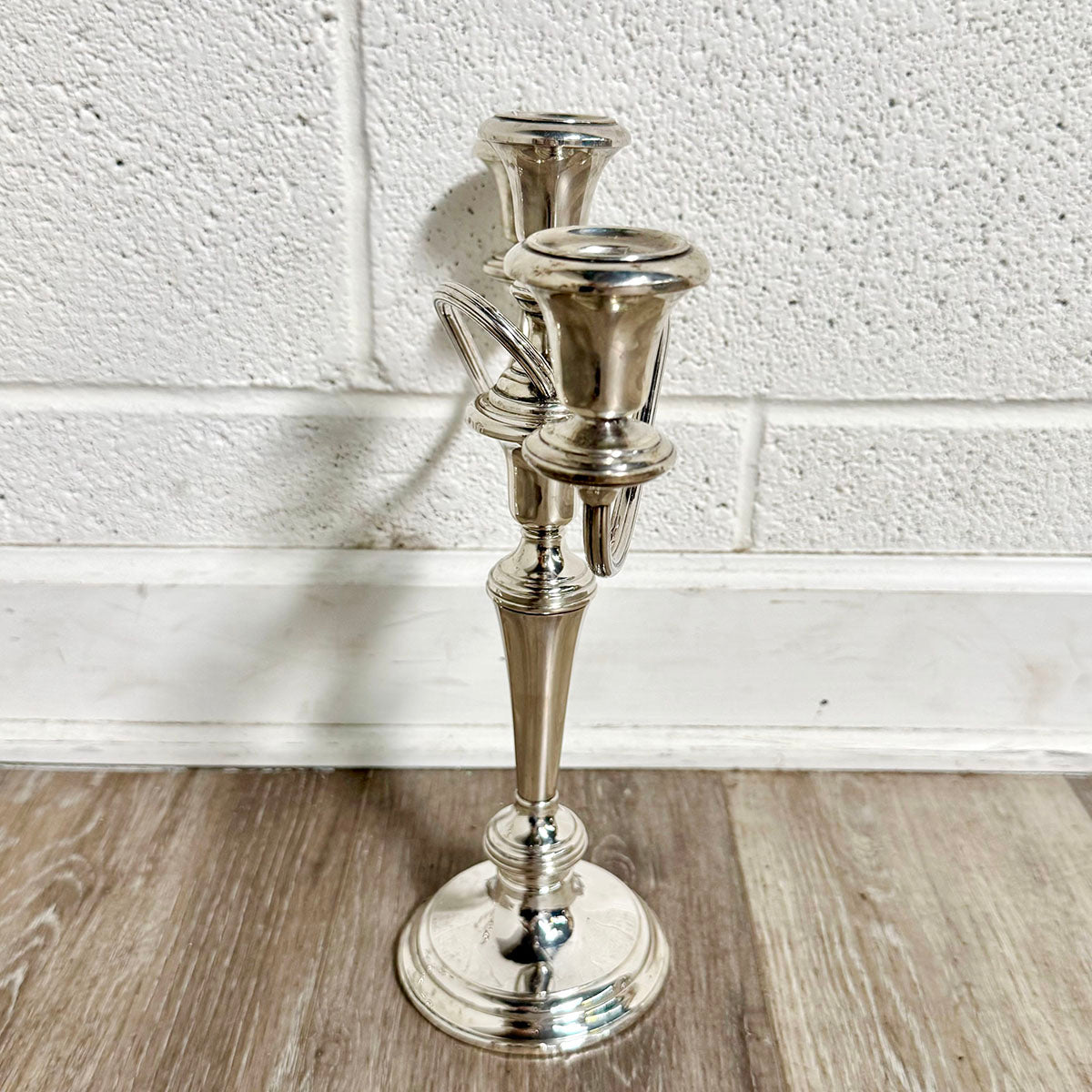 Pair of Frank Whiting Sterling Silver Convertible Candelabras