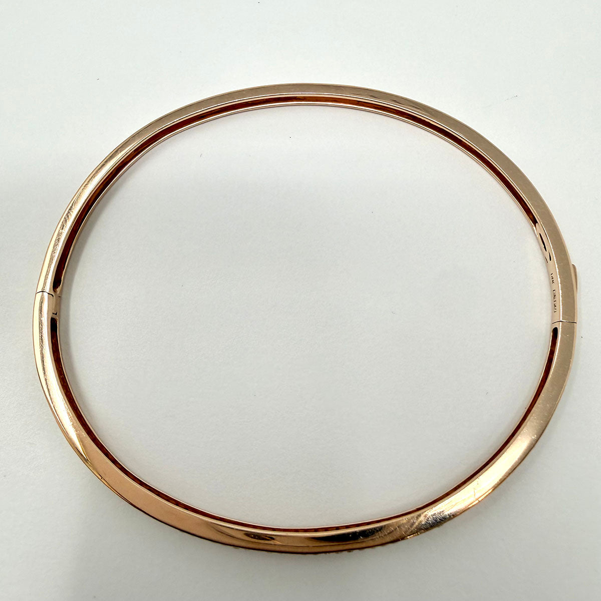 EFFY 14K Rose Gold Hinged Diamond Bracelet