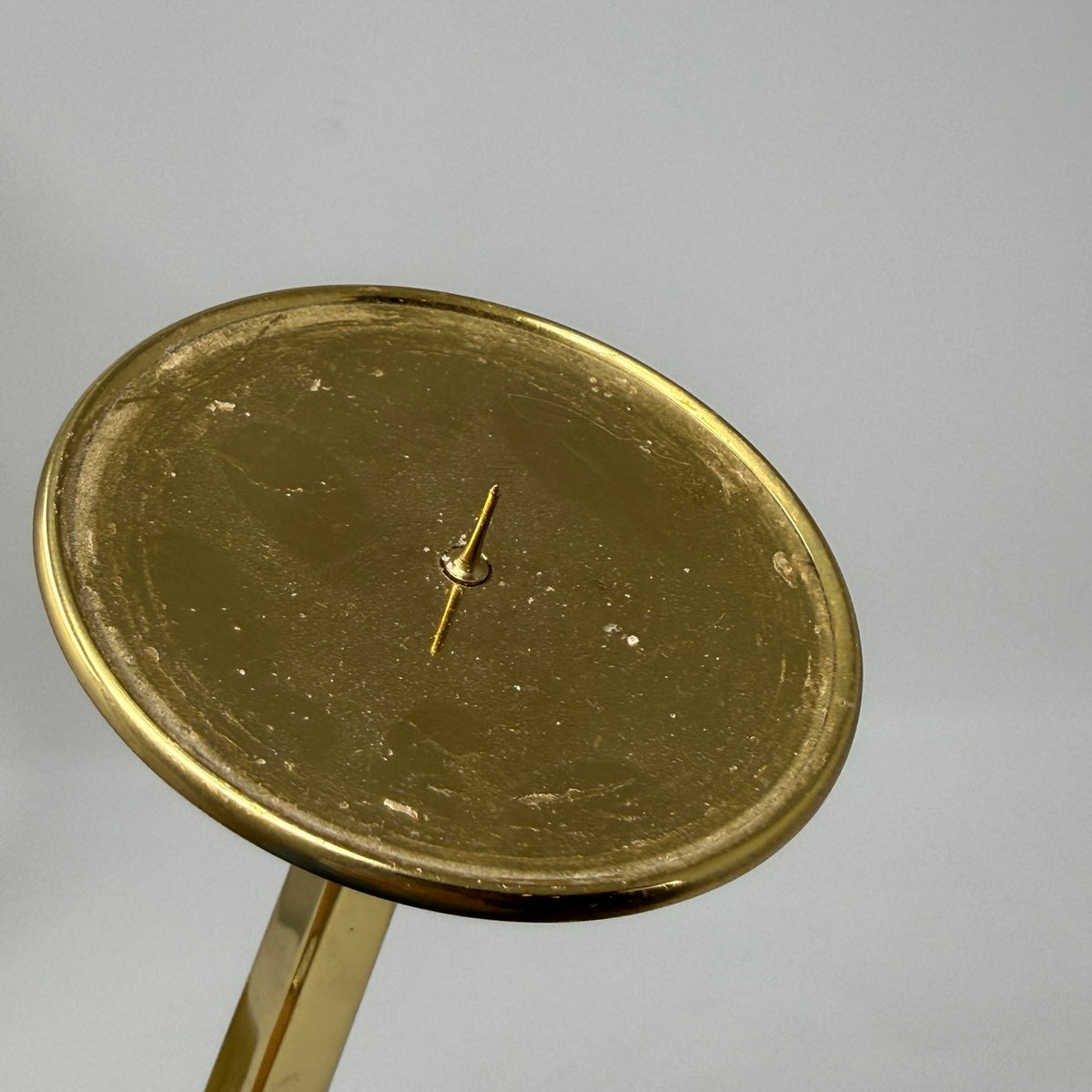 Pair of Brass Candleholders 14" + 16.5"