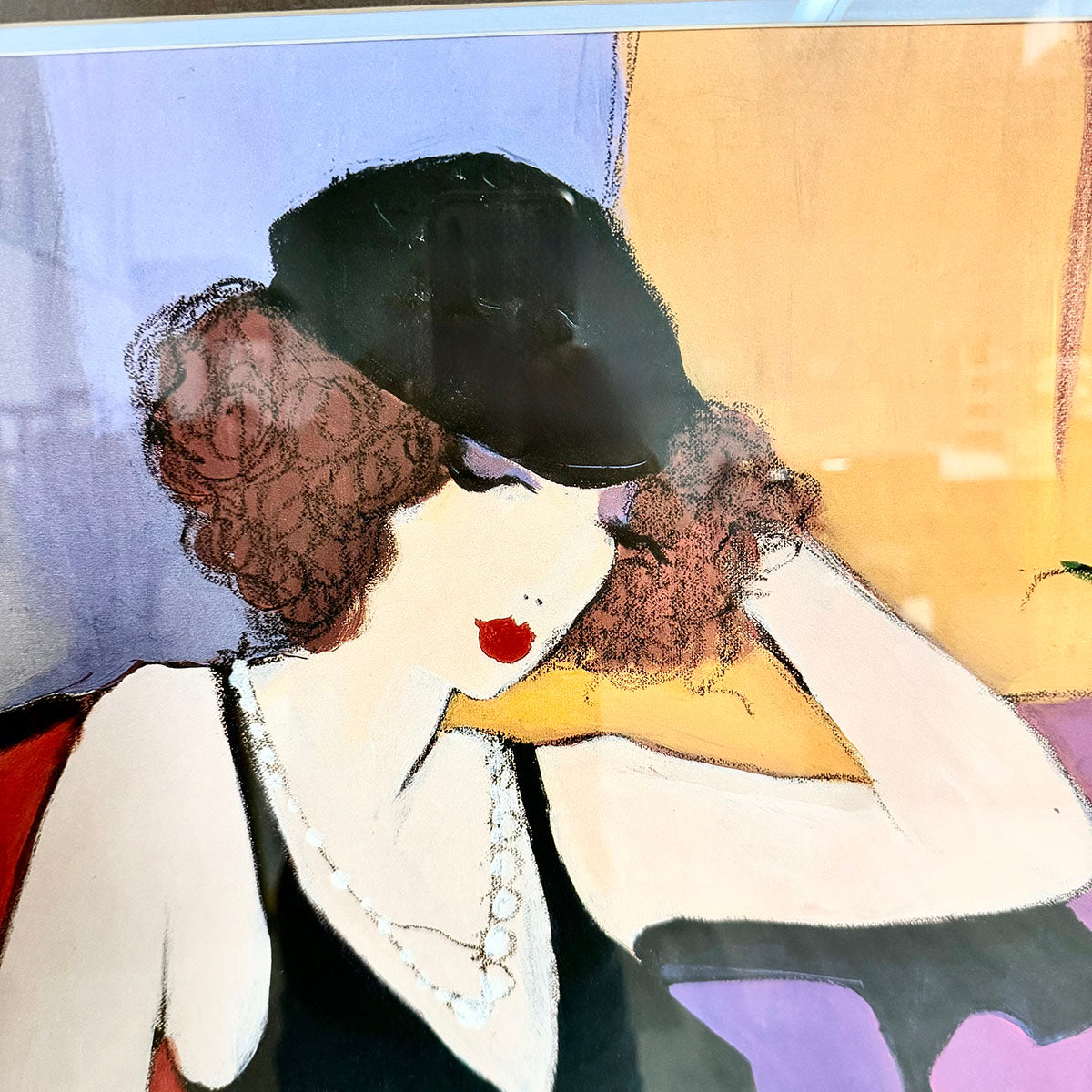 Signed Print, "Maria and Suzie" Framed