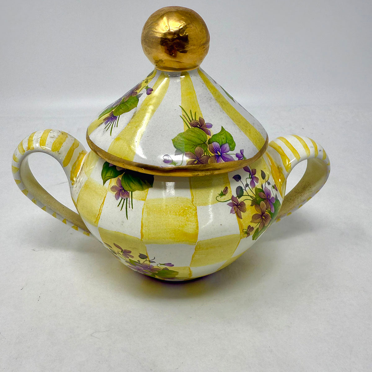 Lemon Curd Sugar Bowl with Lid