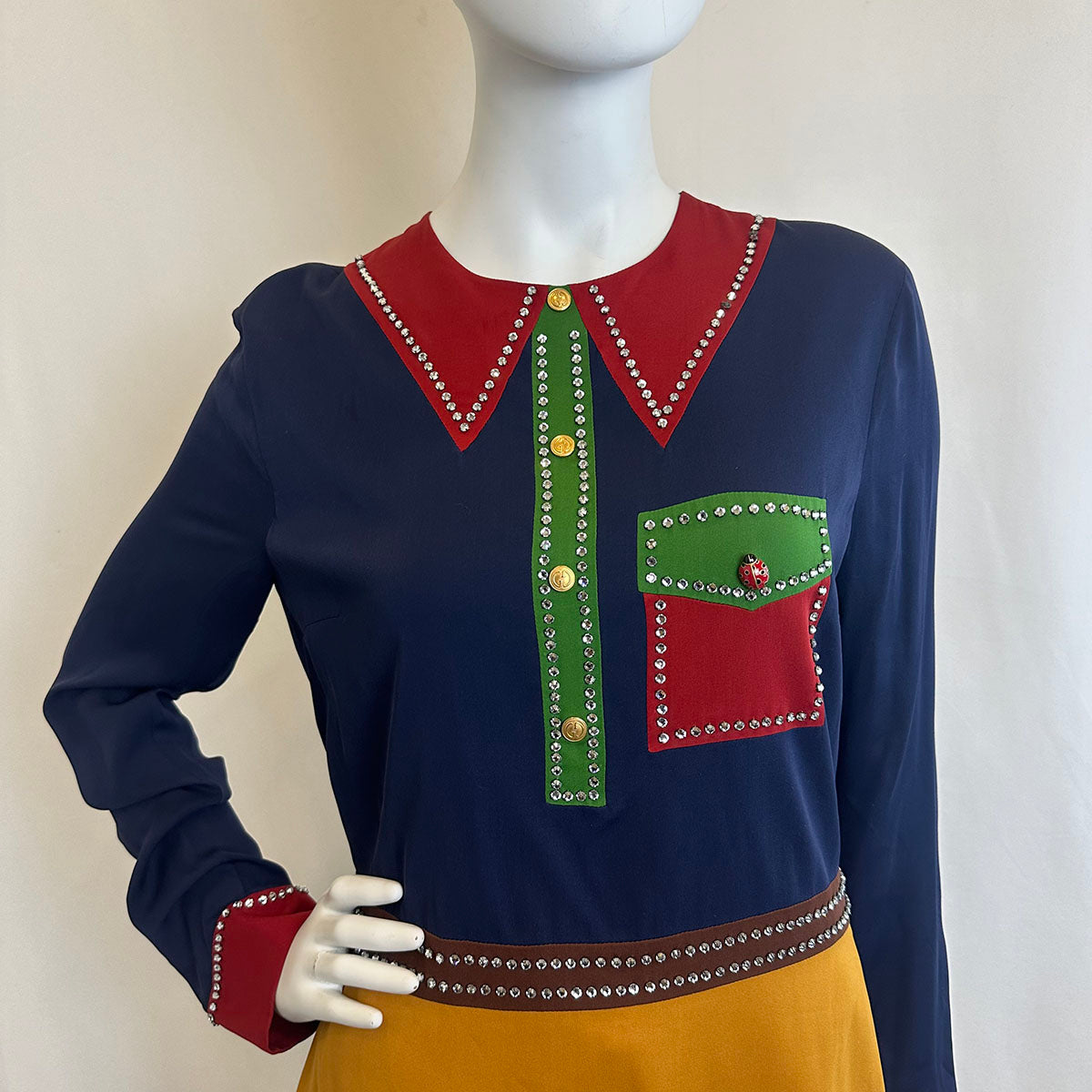 Gucci Color Block Dress