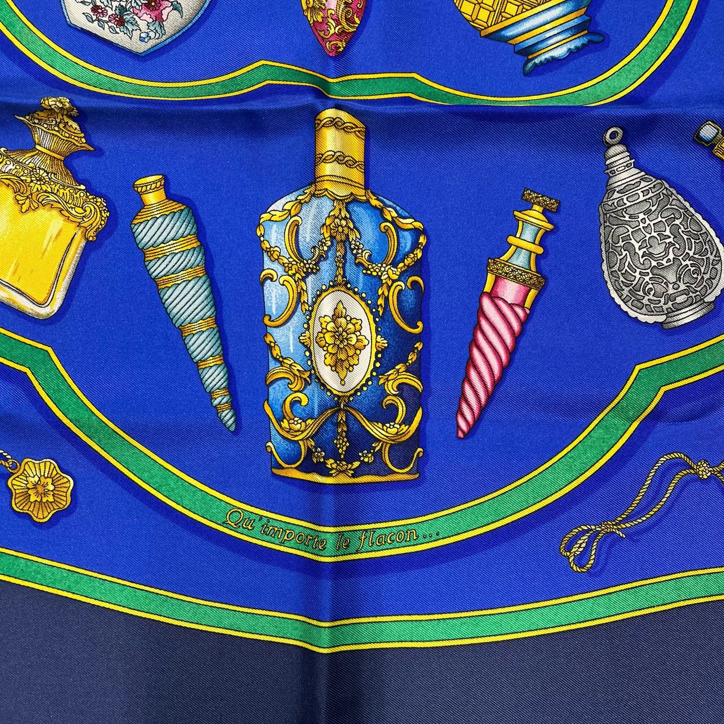 Hermes "Qu'importe le Flacon" Silk Scarf