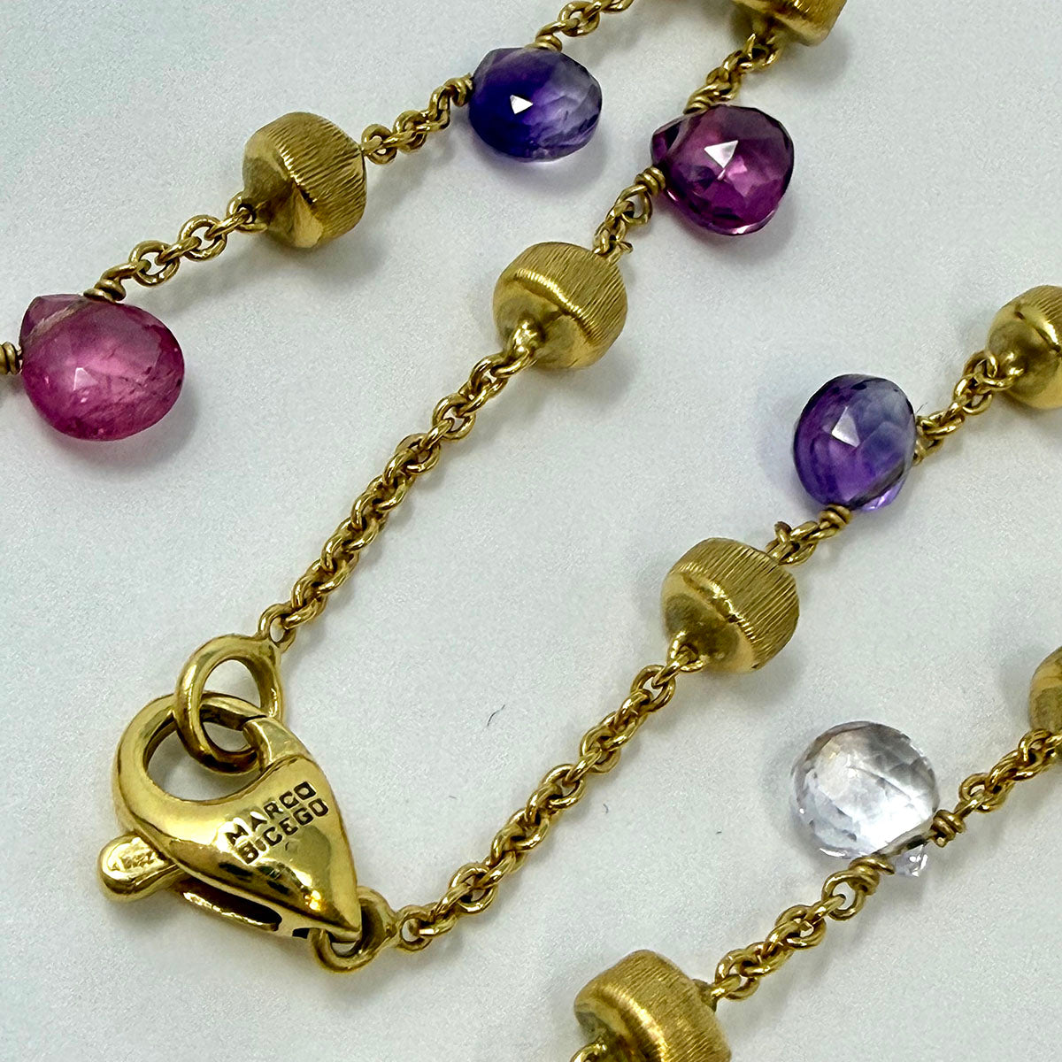 Marco Bicego 18K Gold Necklace with Semiprecious Stones