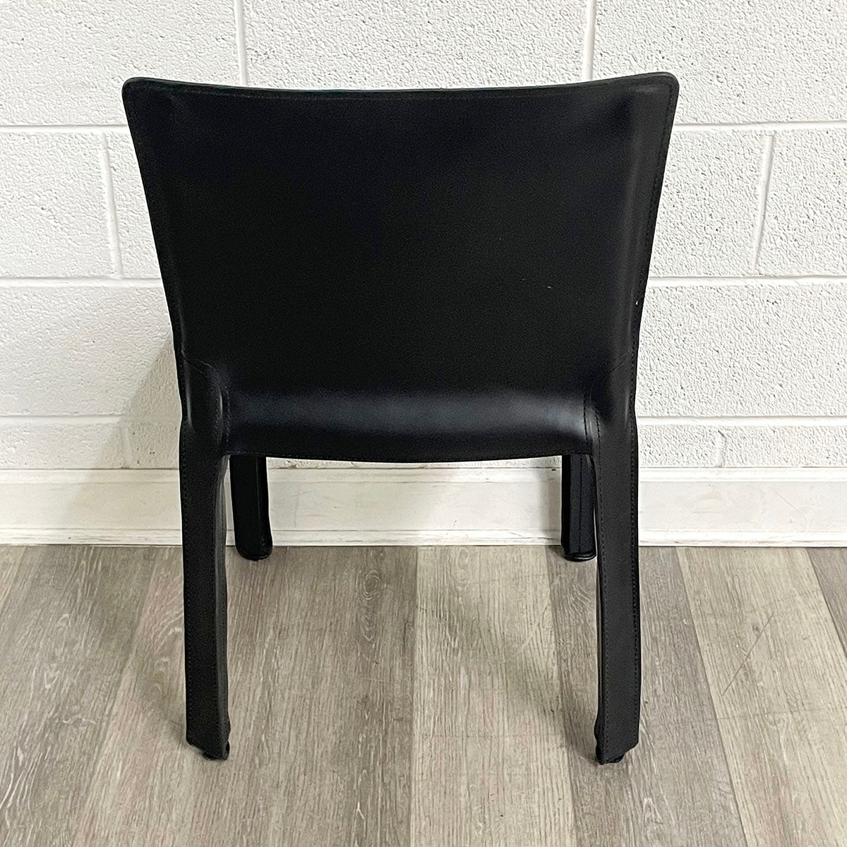 Cassina CAB 412 Leather Dining Chair by Mario Bellini