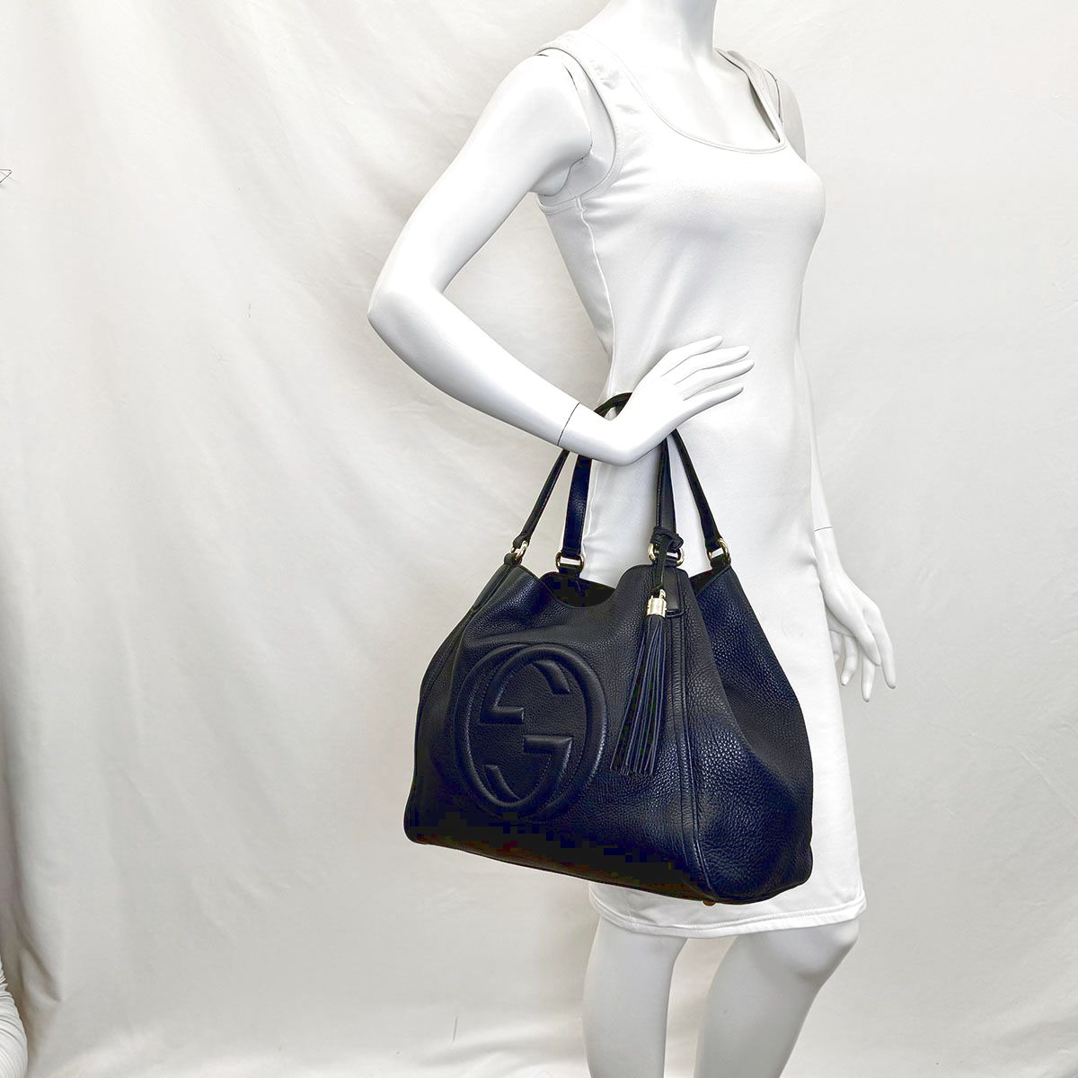 Gucci Leather Hobo Bag
