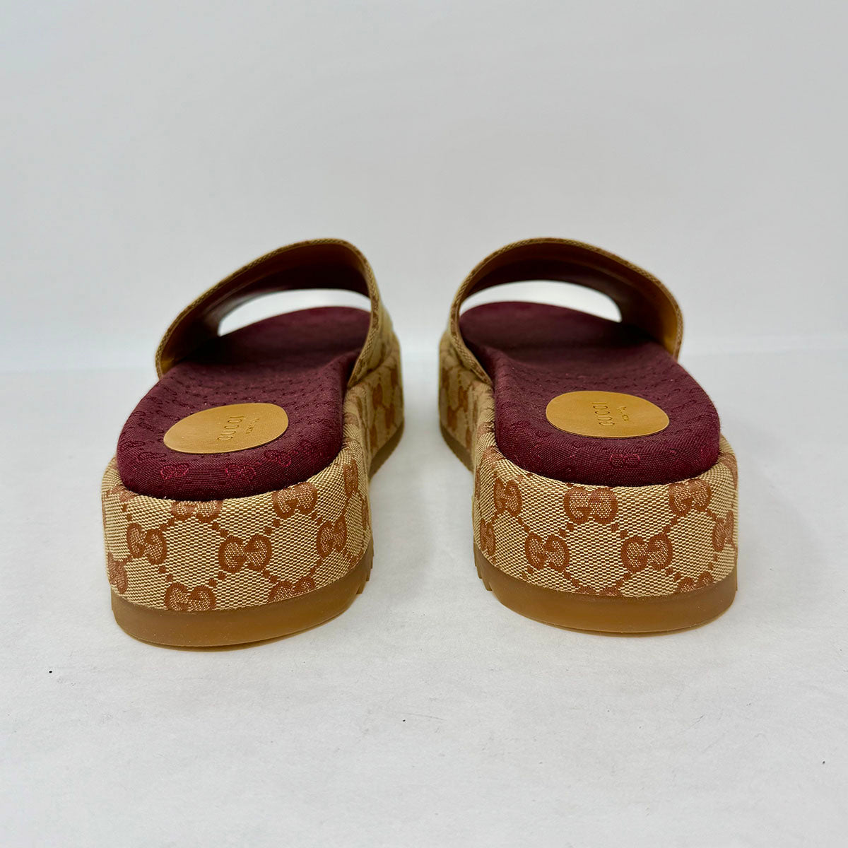 Gucci GG Canvas Slides