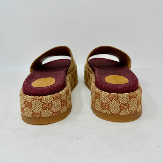 Gucci GG Canvas Slides