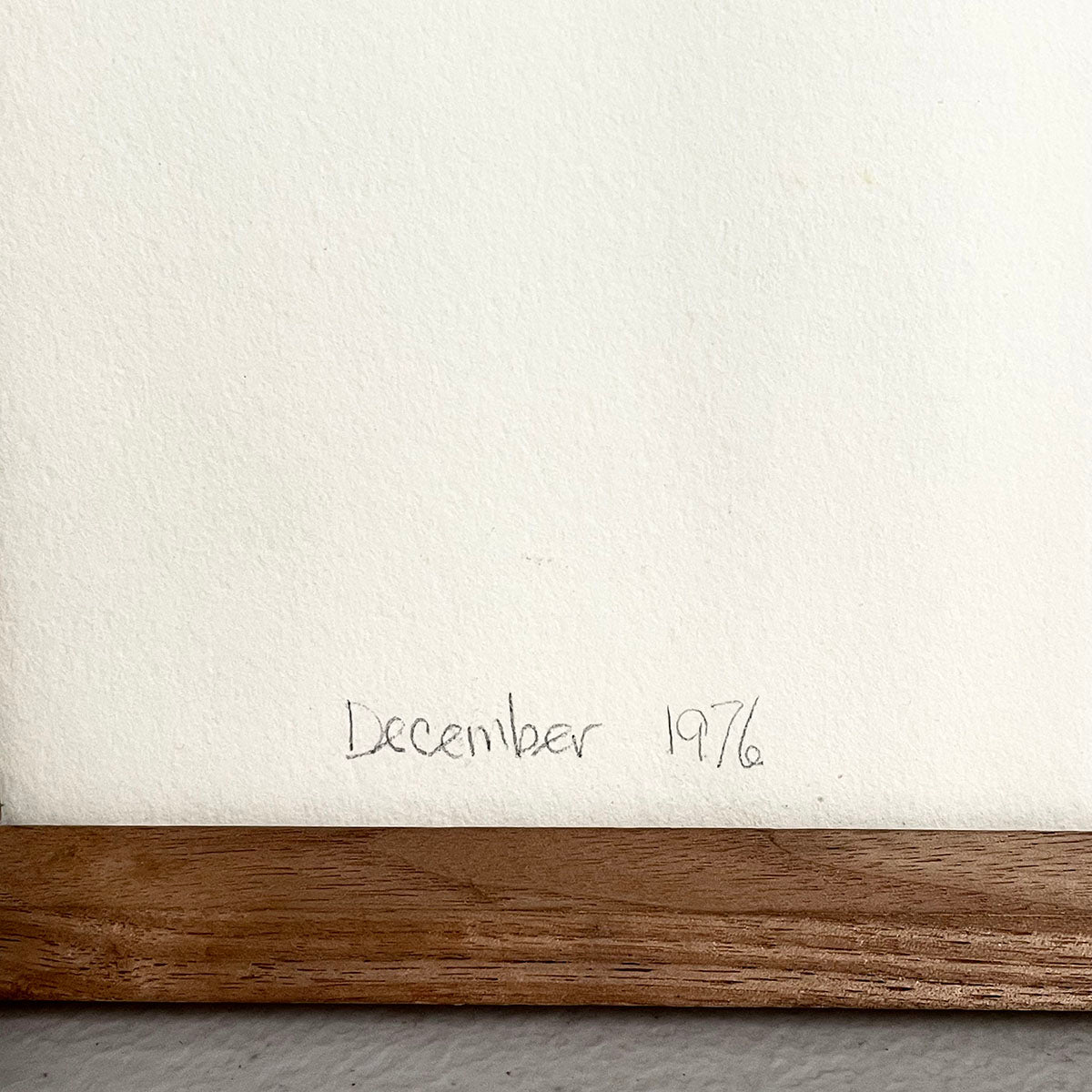 "Dreams" Drawing Signed 1976