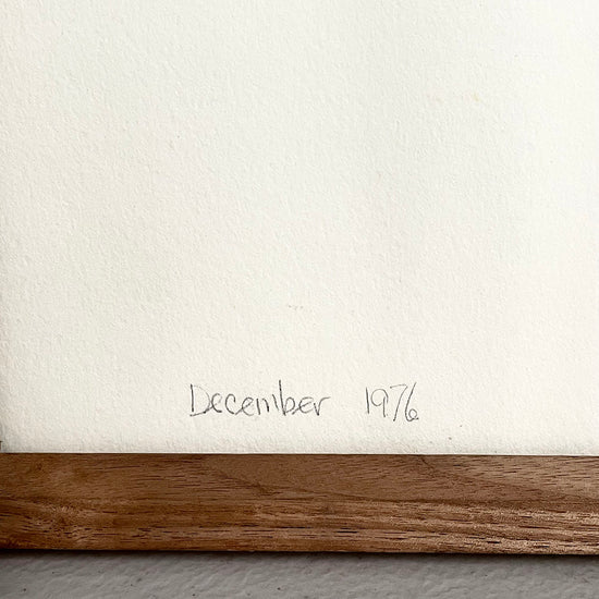 "Dreams" Drawing Signed 1976