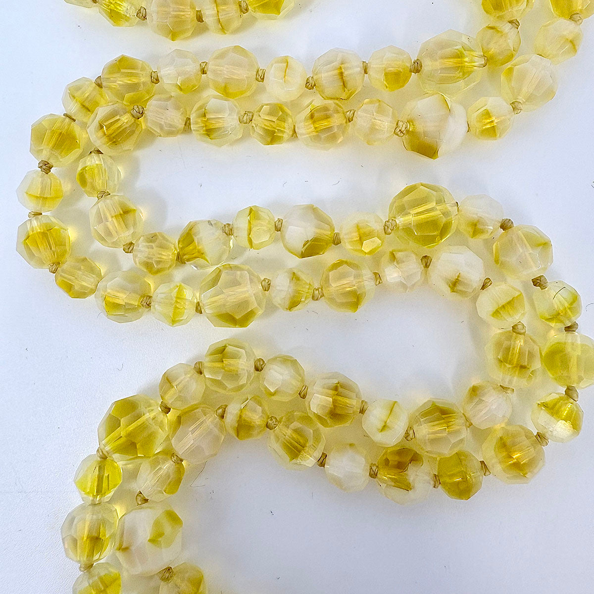Uranium Hand Knotted Necklace