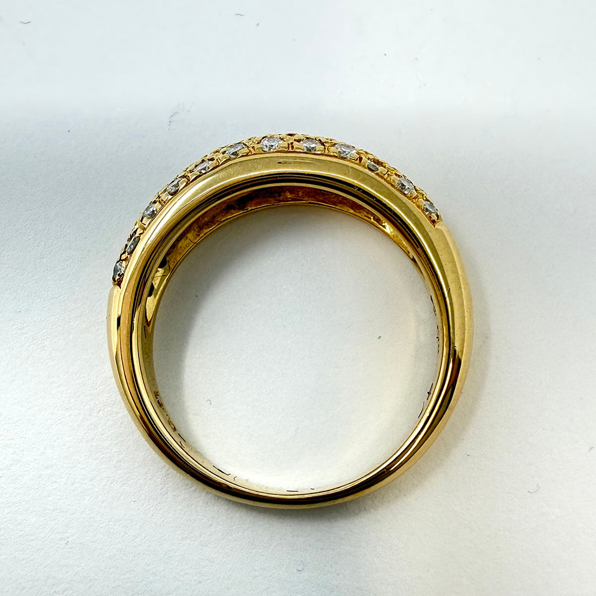 18K Gold Ring with Diamonds