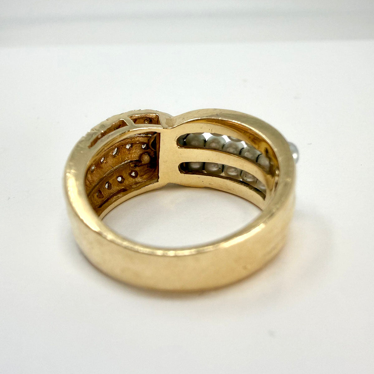Pearl and Diamond Ring
