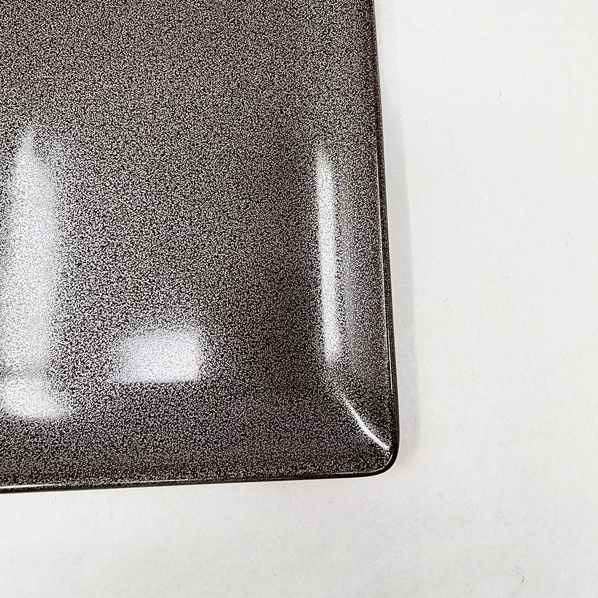 10 PC Spangled Black Salad Plates