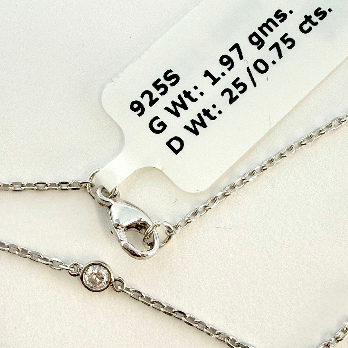 Lab Diamond Pendant Necklace